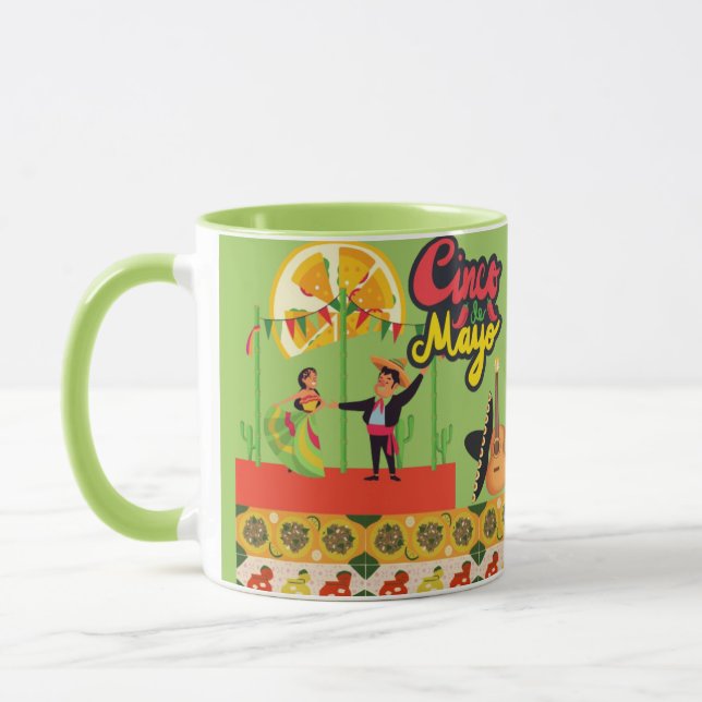 Ökenblomster Fiesta lime Mugg (Vänster)