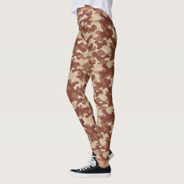 Ökenbrun kamouflage  leggings