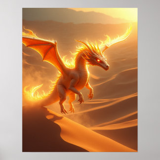Ökeneldens elddrake poster