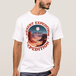 Ökenexpedition Vintage Resa Affisch T Shirt