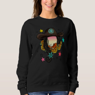 Ökenflicka Solros Öken Darlin Kaktus Western T Shirt