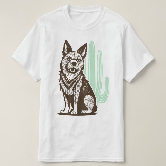 ökenhund t shirt (Design framsida)