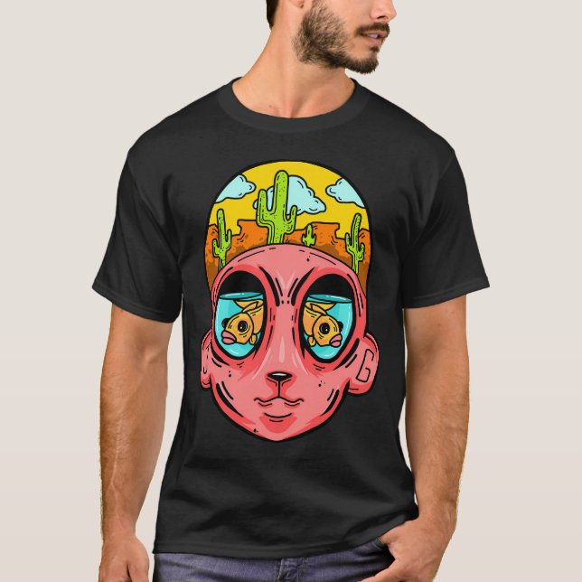 ökenhuvud t shirt (Framsida)