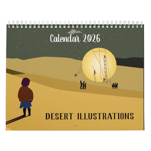 Ökenillustrationer Kalender (Omslag)