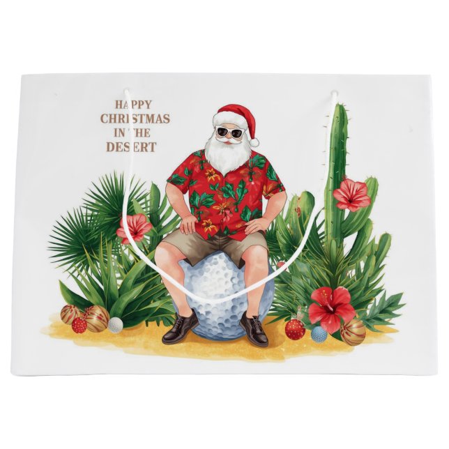 Ökenjul med kaktus Tomte  (Framsidan)