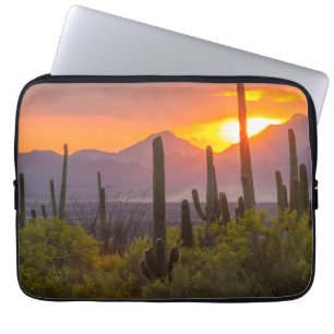 Ökenkaktus solnedgång, Arizona Laptop Sleeve
