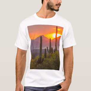 Ökenkaktus solnedgång, Arizona T Shirt