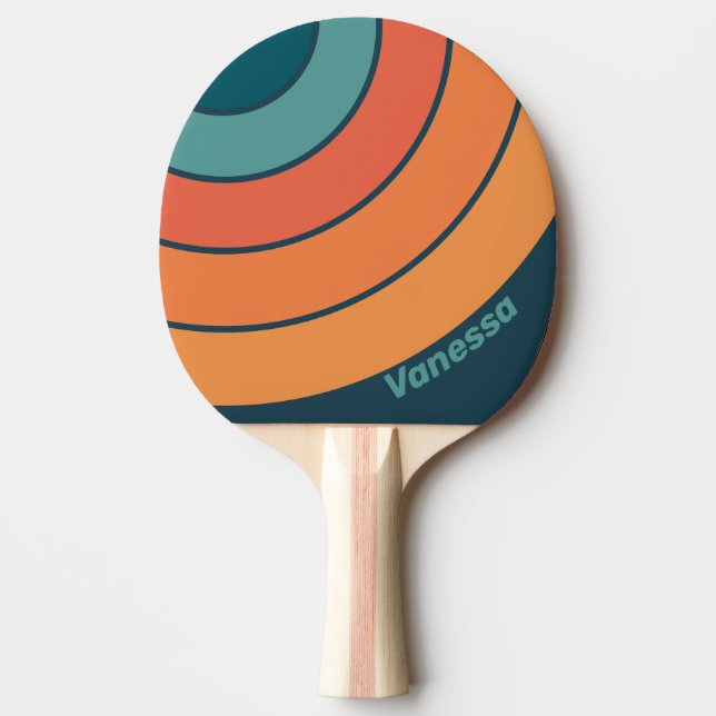 Ökenkaktus Soluppgångscirkelrand med namn Pingisracket (Framsidan)