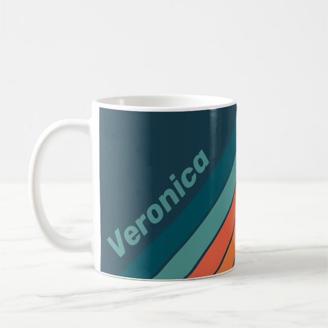 Ökenkaktus Soluppgångsränder med namn Kaffemugg (Vänster)
