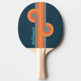 Ökenkaktus Soluppgångsrandig Slinga med Namn Pingisracket