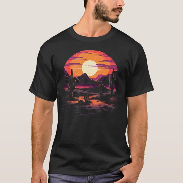 Ökenkaktus T Shirt (Framsida)