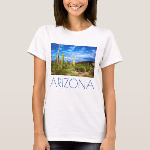 Ökenkaktuslandskap, Arizona Tee Shirt