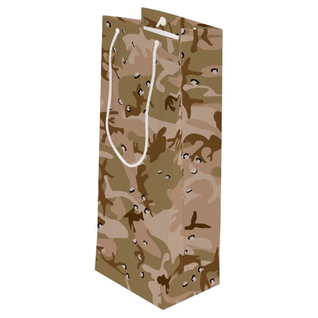 Ökenkamouflage med småsten, militär, armé (Baksidan Vinklad)