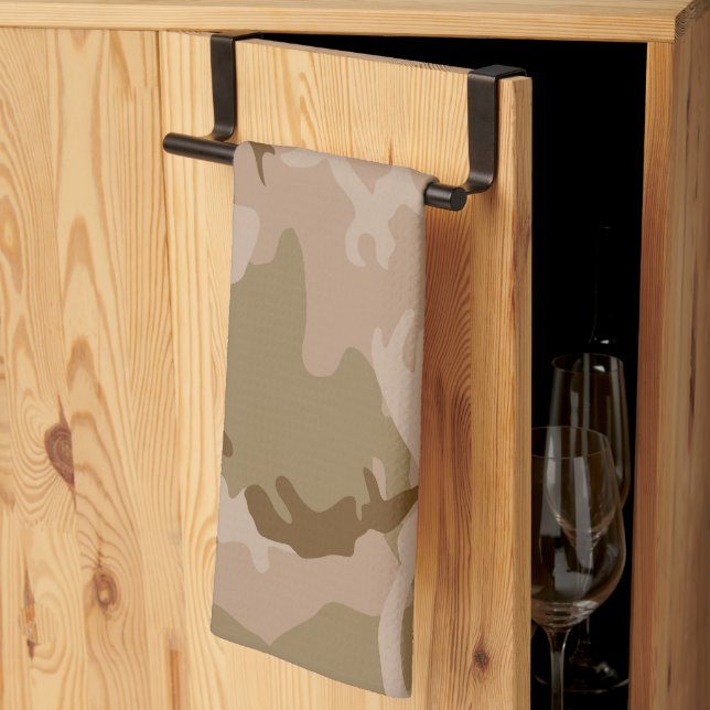 Ökenkamouflage mönster, Militärmönster, Armé Kökshandduk (Thirds Fold)