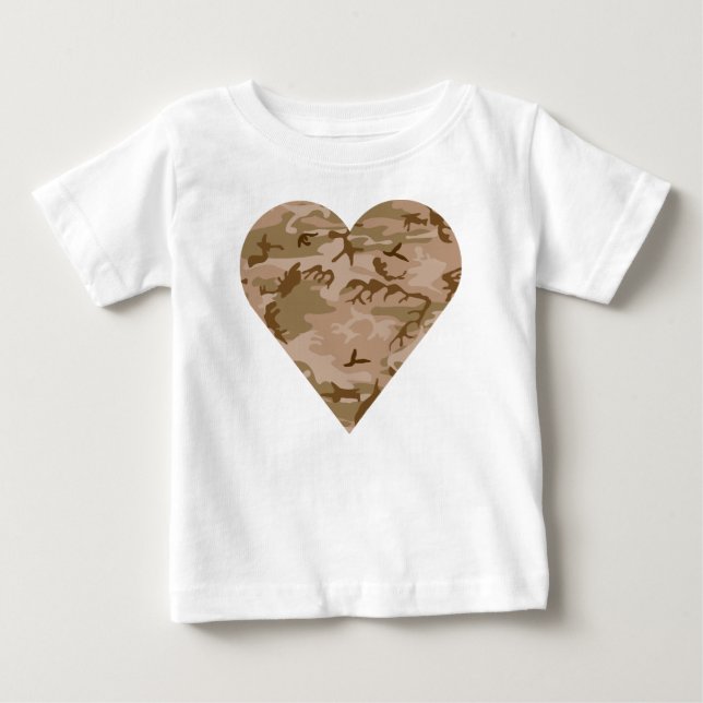 Ökenkamouflage mönster, Militärmönster, Armé T Shirt (Framsida)