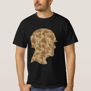 Ökenkamouflage Soldat med hjälm T Shirt