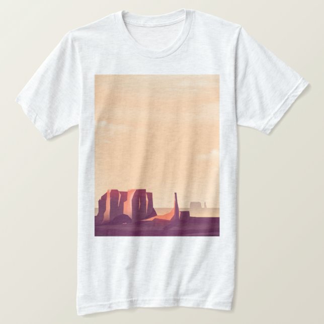 Ökenkanjoner T Shirt (Design framsida)