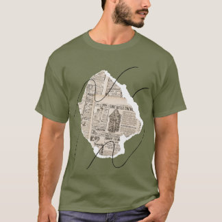 Ökenkart och landskapsestetisk konst t-shirt