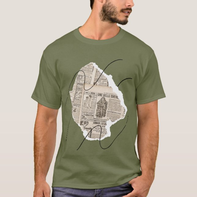 Ökenkart och landskapsestetisk konst t-shirt (Framsida)