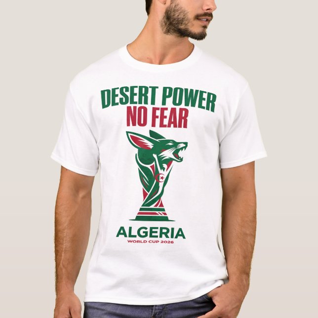 Ökenkraft Inga Rädsla T Shirt (Framsida)