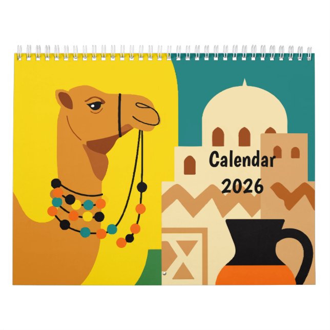 Ökenlandskap Kalender (Omslag)