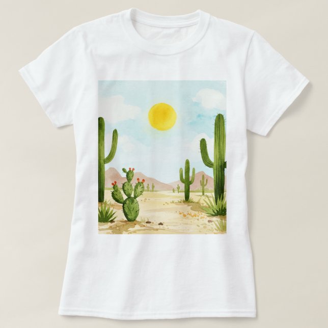 Ökenlandskap T Shirt (Design framsida)
