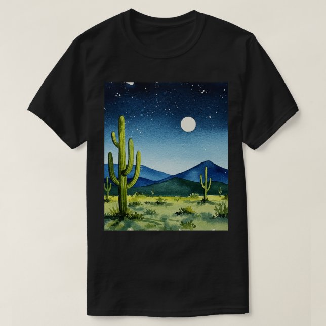 Ökenlandskap T Shirt (Design framsida)