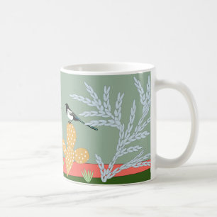 Ökenliv: skatamuggkonst kaffemugg
