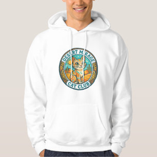 Ökenmirage Katt Kattmamma Presentidé - Ökenmirage Hoodie