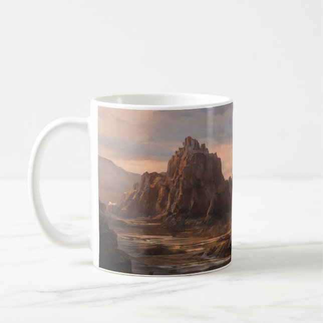 Ökennaturen utomhus kaffemugg (Vänster)