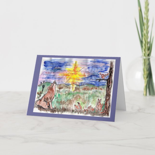 Ökennötkreaturjul Helgkort (Framsida)