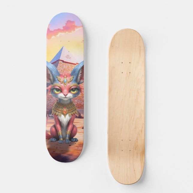 Ökenns Helige Väktare Mini Skateboard Bräda 18,5 Cm (Framsida)