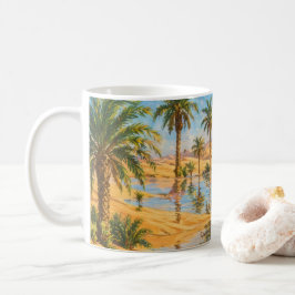 Ökenoas Mirage Palmträd Kaffemugg