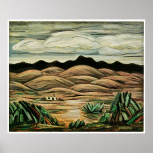 Ökenplats av Marsden Hartley 1911 Poster