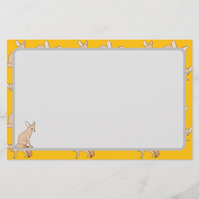 Ökenrävar Brevpapper (Framsida)