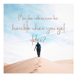 Ökenreflektioner Fototryck