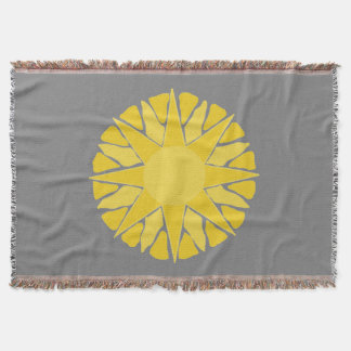 Ökensol! grå färg mysfilt