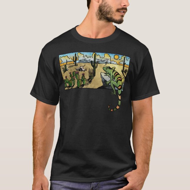 Ökensoluppgång T-shirt (Framsida)