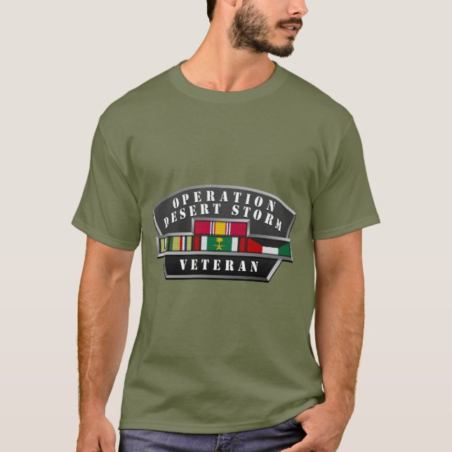 Ökenstorm Veteran T Shirt (Framsida)