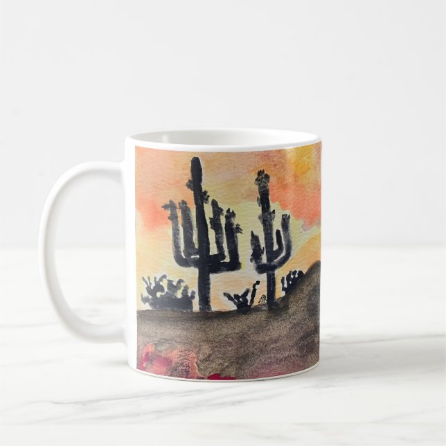 Ökenstormig nattkaffekopp kaffemugg (Vänster)