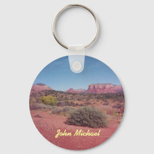 Ökenutsiktpersonlig Keychain Nyckelring