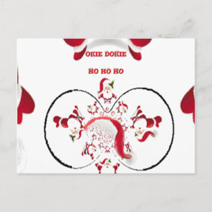 Oki Dokie Santa! Helg Vykort