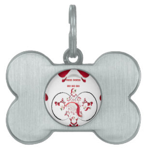 Oki Dokie Santa! Namnbricka Husdjur