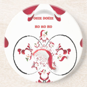 Oki Dokie Santa! Underlägg Sandsten
