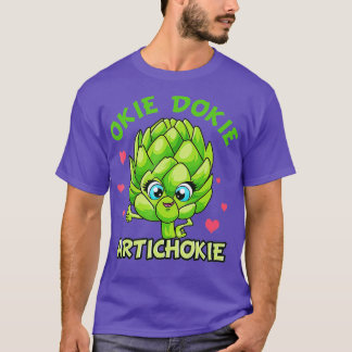 Okie Dokie Artichokie Grönt Food Lo T Shirt