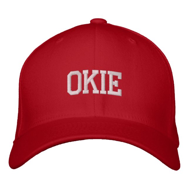    OKIEEMBROIDERED BASEBALL CAP BRODERAD KEPS (Framsida)