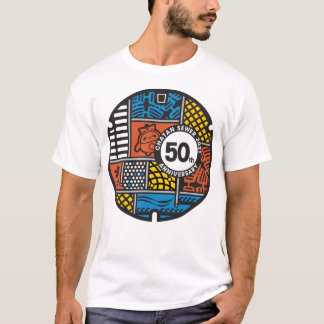 Okinawa Avloppsbrunn Design T Shirt