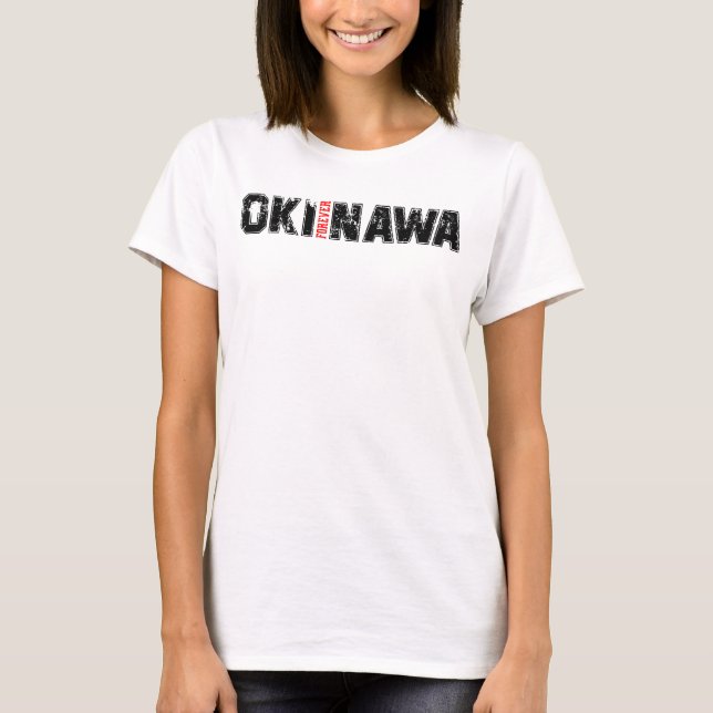 Okinawa Forever Dam-Shirt T Shirt (Framsida)