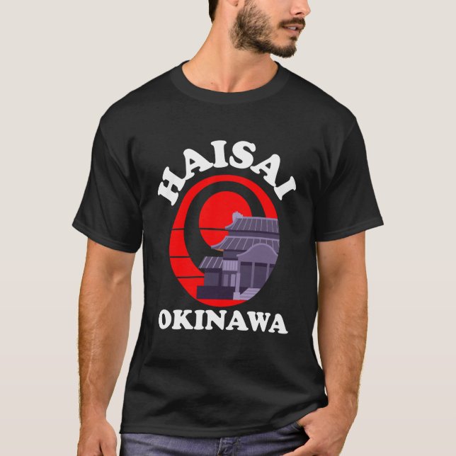 Okinawa Haisai Shuri Castle Manar T-Shirt (Framsida)