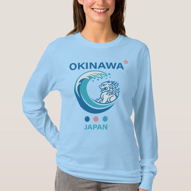 Okinawa Island Japan T Shirt (Framsida)